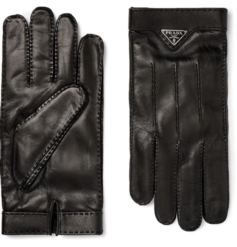 prada gloves with bag|Prada leather gloves men.